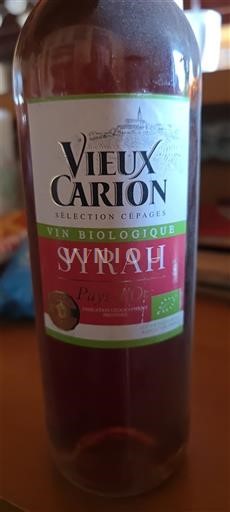 Languedoc e Roussillon Pays d'oc Vieux Carion Sélection Cépages Não Sazonado