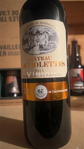 Bordeaux Blaye-côtes-de-bordeaux Château Les Violettes 2015