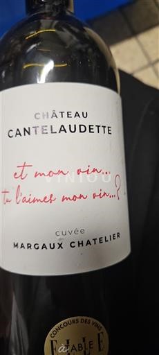 Bordeaux Graves-de-vayres Château Cantelaudette Margaux Chatelier Neročník
