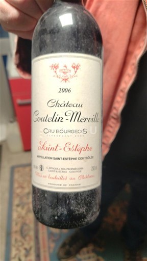 Bordeaux Saint-Estèphe Cru Bourgeois Château Coutelin-Merville 2006