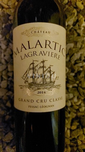 Bordeaux Pessac-Léognan Grand Cru Classé Château Malartic-Lagravière 2014