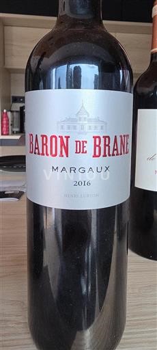 Burdeos Margaux Henri Lurton Baron de Brane 2016