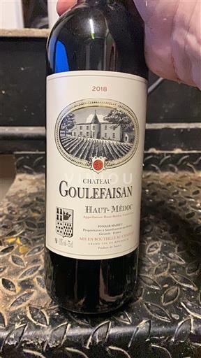 Bordeaux Haut-Médoc Château Goulefaisan 2018