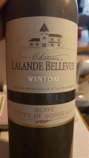 Bordeaux Blaye-côtes-de-bordeaux Château Lalande Bellevue 2009