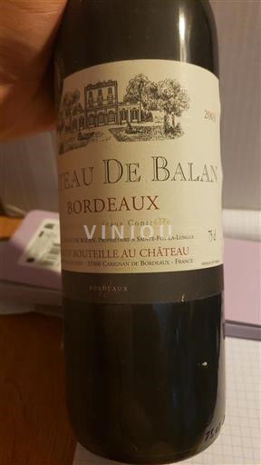 Bordeaux Château Balan 2003
