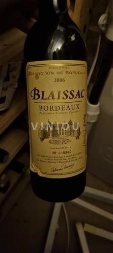 Bordeaux Blaissac 2006