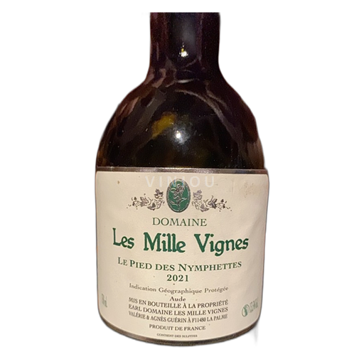 Languedoc et Roussillon Pays d'oc classique MILLE VIGNES PIED DES NYMPHETTES 2021