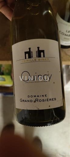 Loirevallei Quincy Domaine Grand Rosières Niet-geïntegreerd