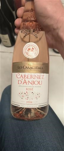Thung lũng sông Loire Cabernet-d'Anjou Les Caractères 2024