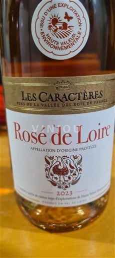 Dolina Loare Rosé de Loire Les Caractères 2023