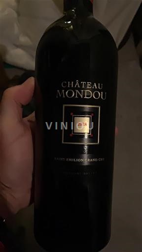 Bordeaux Saint-Émilion Grand Cru Grand Cru Château Mondou 2018