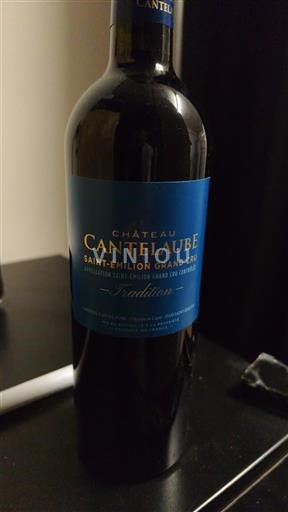 Burdeos Saint-Émilion Gran Cru Grand Cru Château Cantelaube Tradition 2018
