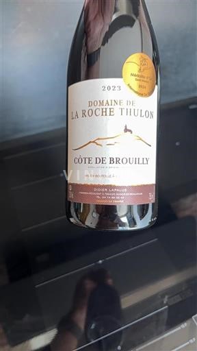 Beaujolais Côte de Brouilly Domaine La Roche Thulon 2023