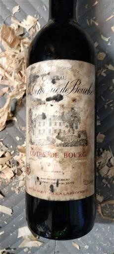 Burdeos Côtes-de-bourg Domaine Bourde 1990