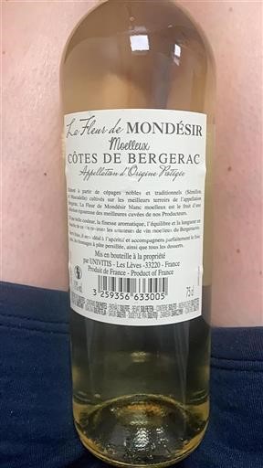 Sud-Ovest Côtes-de-bergerac La Fleur de Mondésir 2023