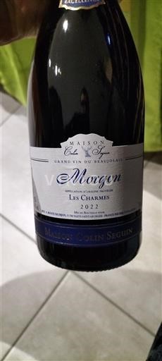Beaujolais Morgon Maison Colin Seguin Les Charmes 2022