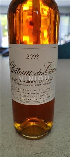 Bordeaux Sainte-Croix-Du-Mont Château Des Tours 2003