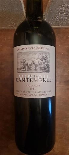 Bordeaux Haut-Médoc Grand Cru Château Cantemerle 2011