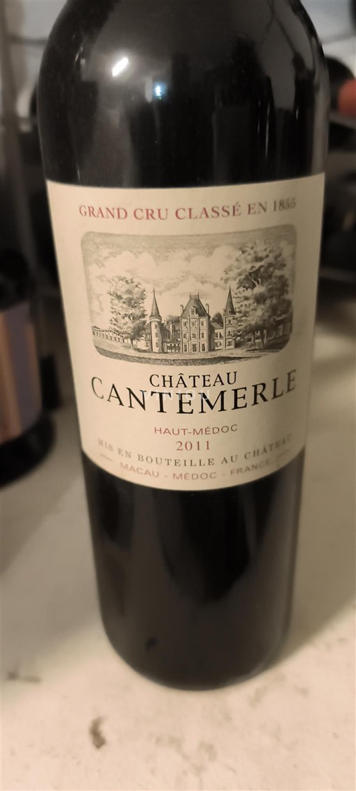 Bordeaux Haut-Médoc Grand Cru Château Cantemerle 2011
