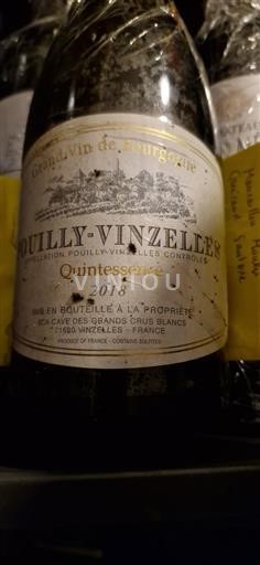 Bourgondië Pouilly-vinzelles Cave des Grands Crus Blancs Quintessence 2018