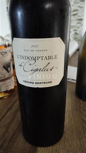 Languedoc-Roussillon Pays d'Oc Gérard Bertrand L'Indomptable de Cigalus 2017