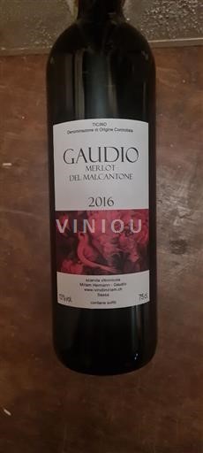 Ticino Non specificato Miriam Hermann - Gaudio Gaudio Merlot del Malcantone 2016
