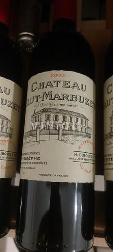 Bordeaux Saint-Estèphe Cru Bourgeois Château Haut-Marbuzet 2003