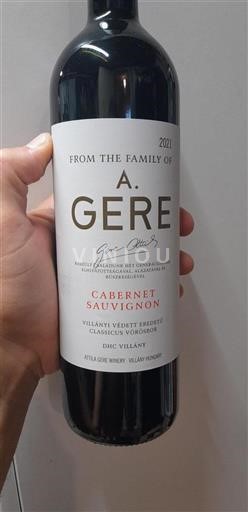 Villány Niet gespecificeerd Attila Gere Winery Cabernet Sauvignon 2021