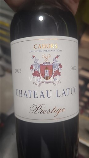 Jihozápad Cahors Château Latuc Prestige 2022