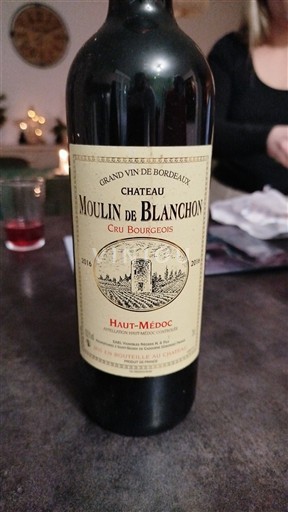 Bordeaux Haut-Médoc Cru Bourgeois Château Moulin de Blanchon 2016
