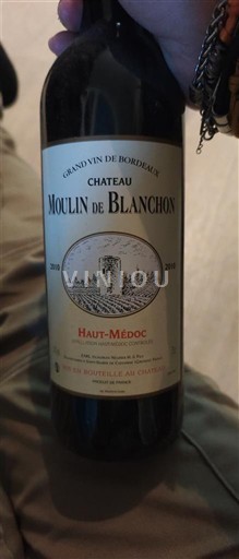 Bordeaux Haut-Médoc Cru Bourgeois Château Moulin de Blanchon 2016