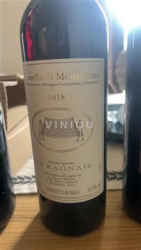 Tuscan Wines Brunello di Montalcino Le Ragnaie 2018