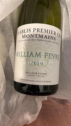 Borgoña Chablis Premier Cru William Fevre 2016
