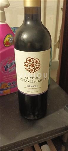 Bordeaux Graves Château Les Bayles Daney Senza annata