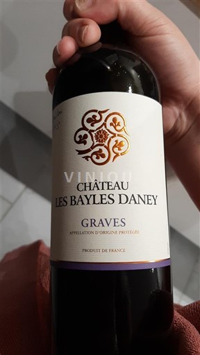Bordeaux Graves Château Les Bayles Daney Ikke årgangsbestemt