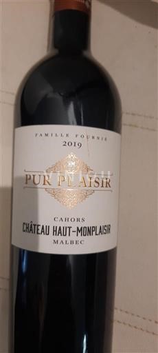 Sudoeste Cahors Château Haut-Monplaisir Pur Plaisir 2019