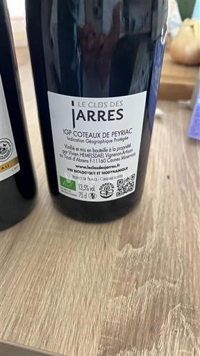 Languedoc ja Roussillon Peyriacin rinteet Le Clos des Jarres Ei vuosikertaa