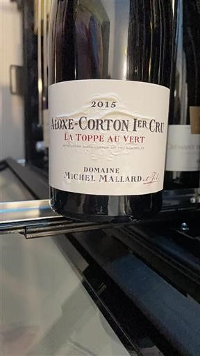 Bourgogne Aloxe-Corton Premier Cru Michel Mallard La Toppe au Vert 2015