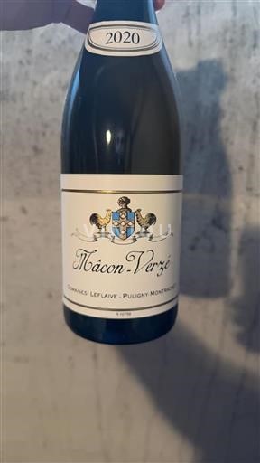 Bourgogne Mâcon och Mâcon-Villages Domaine S Leflaive Macon-Verzé 2020