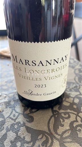 Bourgondië Marsannay Alexandre Gauvin Les Longeroies Vieilles Vignes 2023