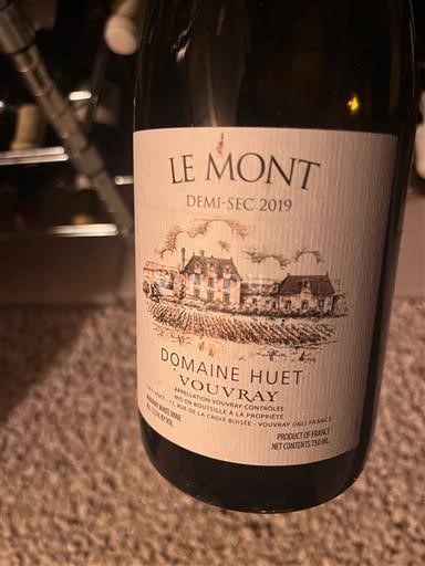 Loire-dalen Vouvray Domaine Huet Le Mont 2019