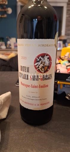 Bordeaux Montagne-saint-émilion Château Chevalier Saint-Georges 2020