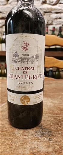 Bordeaux Graves Château Chantegrive 2008