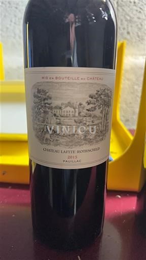 Bordeaux Pauillac Grand Cru Château Lafite Rothschild 2015