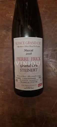 Alsácia Alsácia Grand Cru Grand Cru Pierre Frick Steinert 2018