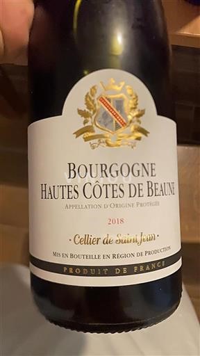 Burgundi Määrittelemätön Cellier de Saint Jean 2018