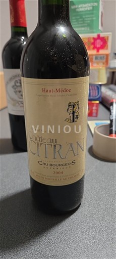 Bordeaux Haut-Médoc Cru Bourgeois Château Citran 2004