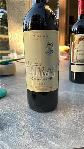 Bordeaux Haut-Médoc Cru Bourgeois Château Citran 2004