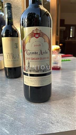 Bordeaux Saint-Émilion Grand Cru Grand Cru Grande Arche Millésimée 2008