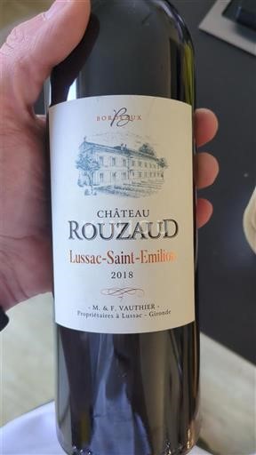 Bordeaux Lussac-saint-émilion Château Rouzaud 2018